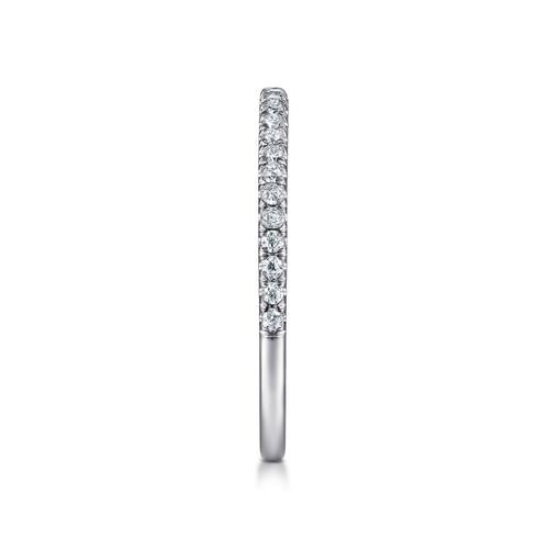 14K White Gold Matching Wedding Band