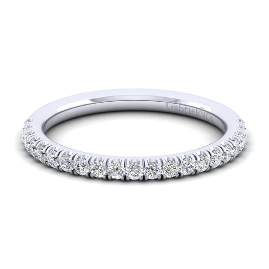 Gabriel - 14K White Gold Matching Wedding Band