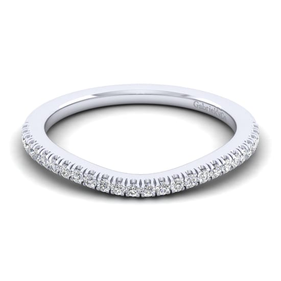 Gabriel - 14K White Gold Matching Wedding Band