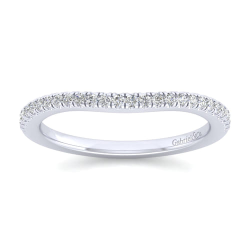 14K White Gold Matching Wedding Band 14K White Gold Matching Wedding Band