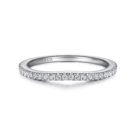 Gabriel - 14K White Gold Matching Wedding Band