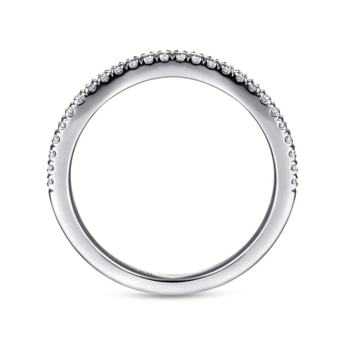 14K White Gold Matching Wedding Band
