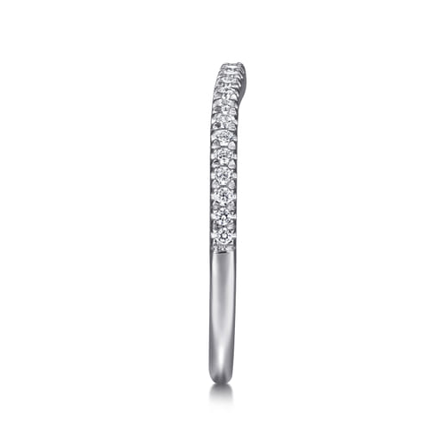 14K White Gold Matching Wedding Band