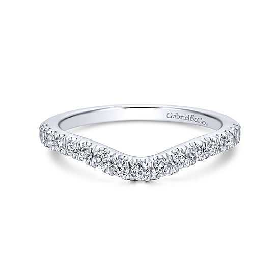 Gabriel - 14K White Gold Matching Wedding Band