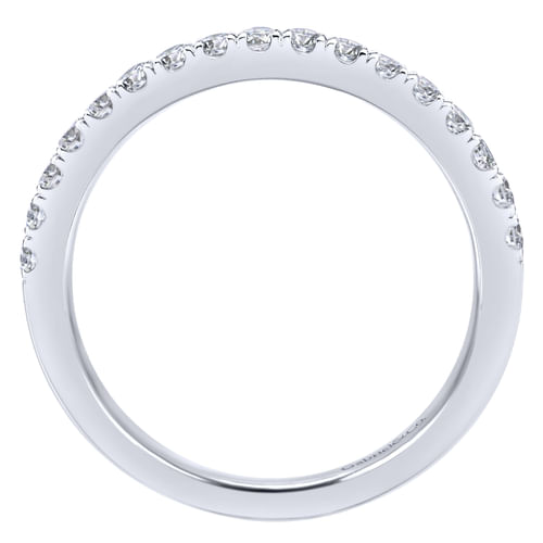 14K White Gold Matching Wedding Band
