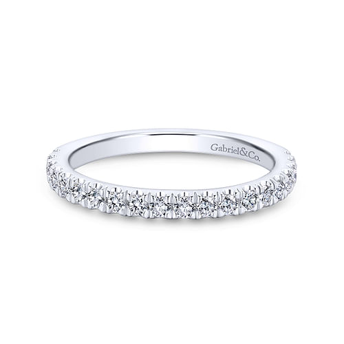 14K White Gold Matching Wedding Band