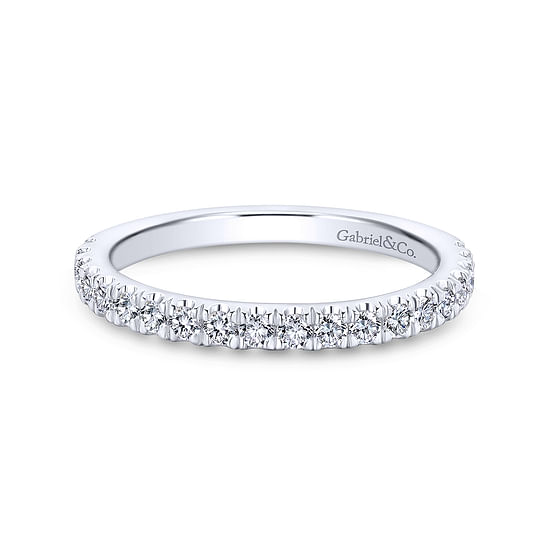 Gabriel - 14K White Gold Matching Wedding Band