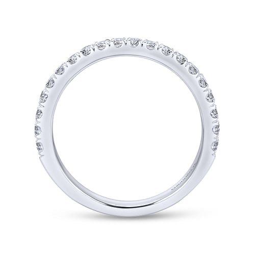 14K White Gold Matching Wedding Band