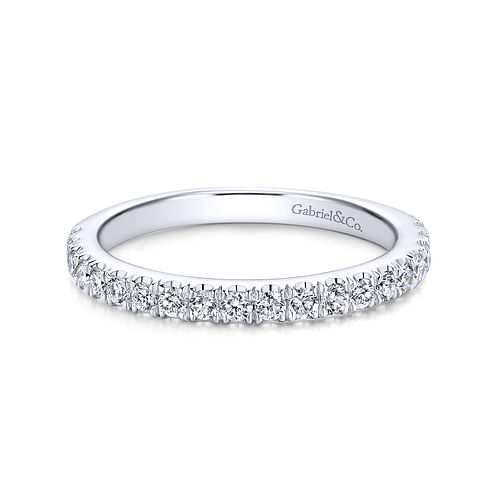 14K White Gold Matching Wedding Band