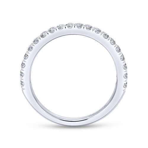 14K White Gold Matching Wedding Band