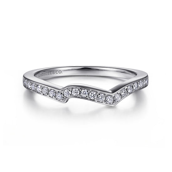 Gabriel - 14K White Gold Matching Wedding Band