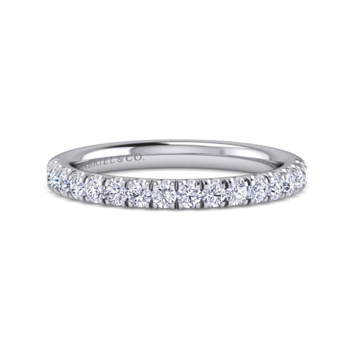14K White Gold Matching Wedding Band