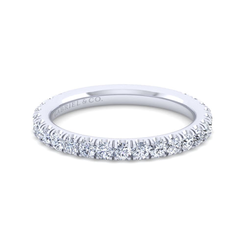 14K White Gold Matching Wedding Band