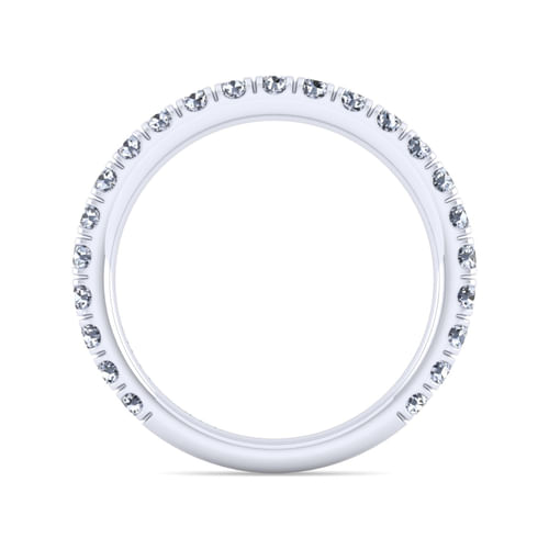 14K White Gold Matching Wedding Band