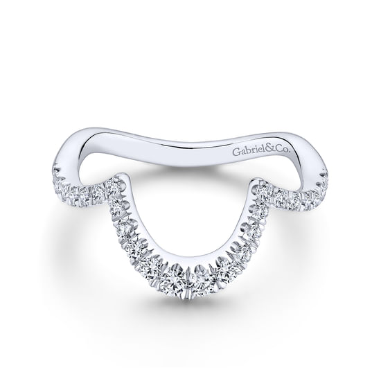 Gabriel - 14K White Gold Matching Wedding Band