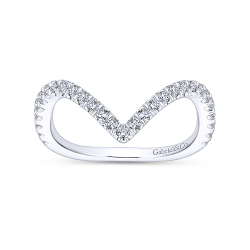 14K White Gold Matching Wedding Band