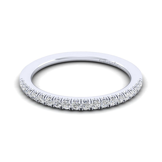 Gabriel - 14K White Gold Matching Wedding Band