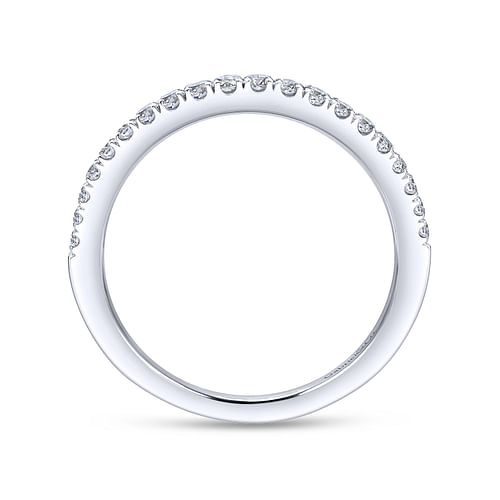 14K White Gold Matching Wedding Band