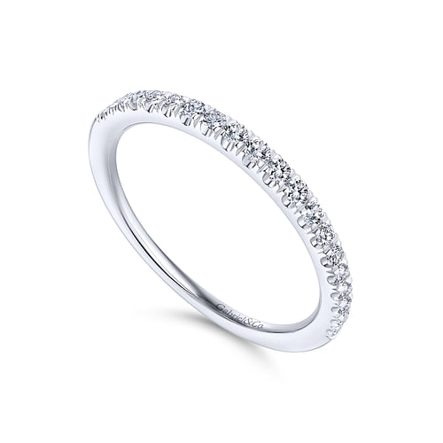 14K White Gold Matching Wedding Band