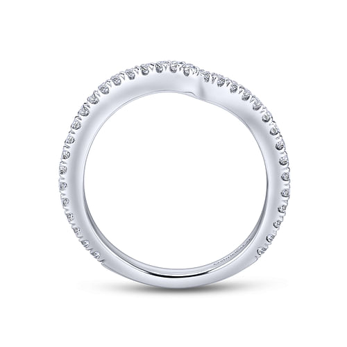 14K White Gold Matching Wedding Band