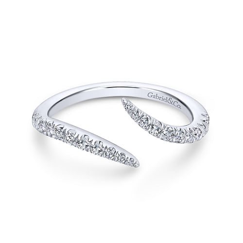 14K White Gold Matching Wedding Band