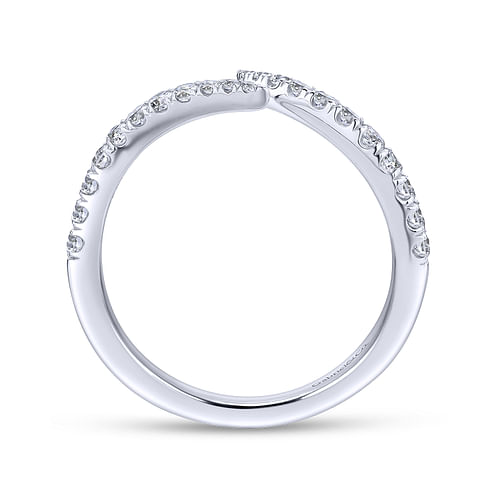 14K White Gold Matching Wedding Band