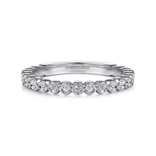 14K White Gold Matching Wedding Band