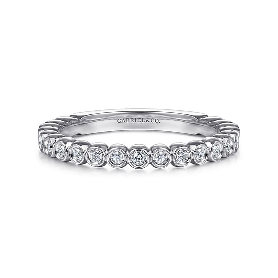 Gabriel - 14K White Gold Matching Wedding Band