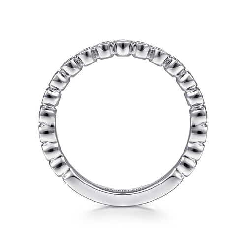 14K White Gold Matching Wedding Band