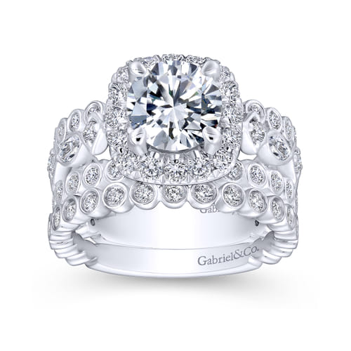 14K White Gold Matching Wedding Band 14K White Gold Matching Wedding Band