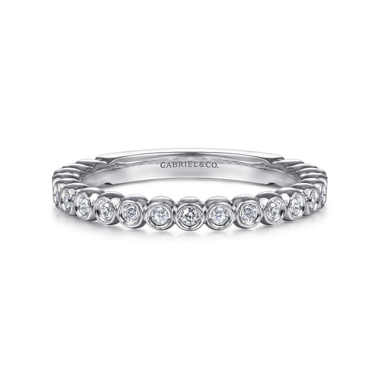 Gabriel - 14K White Gold Matching Wedding Band