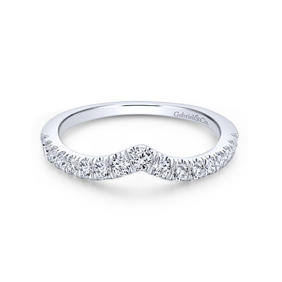 Gabriel - 14K White Gold Matching Wedding Band