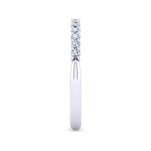 14K White Gold Matching Wedding Band
