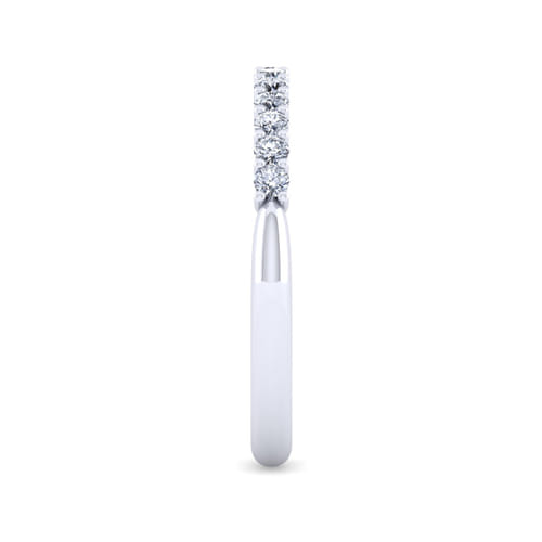 14K White Gold Matching Wedding Band