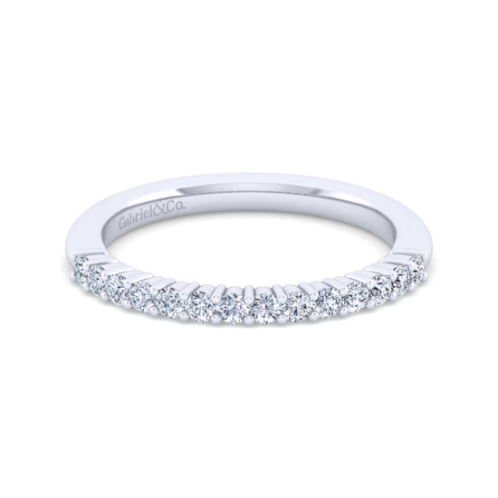 Gabriel - 14K White Gold Matching Wedding Band