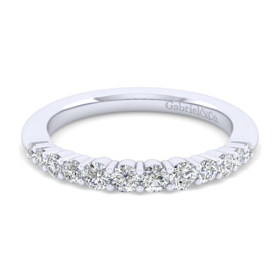 Gabriel - 14K White Gold Matching Wedding Band