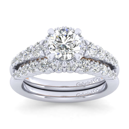14K White Gold Matching Wedding Band 14K White Gold Matching Wedding Band