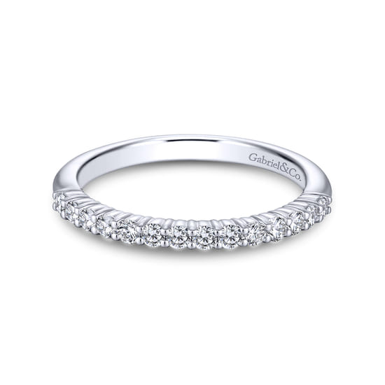 Gabriel - 14K White Gold Matching Wedding Band