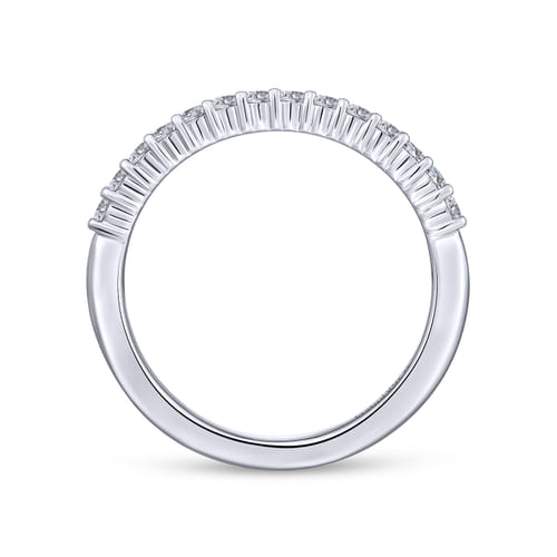 14K White Gold Matching Wedding Band