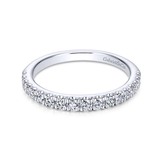 Gabriel - 14K White Gold Matching Wedding Band Gabriel - 14K White Gold Matching Wedding Band
