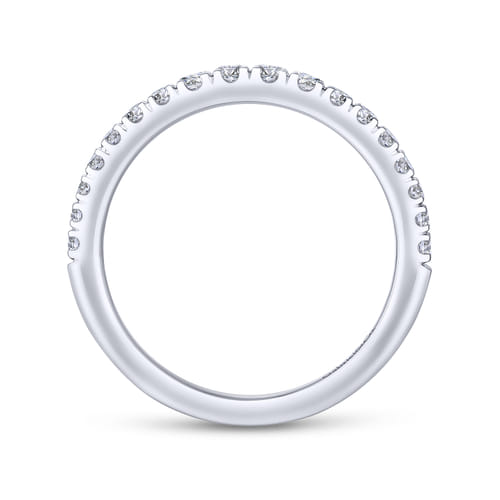 14K White Gold Matching Wedding Band