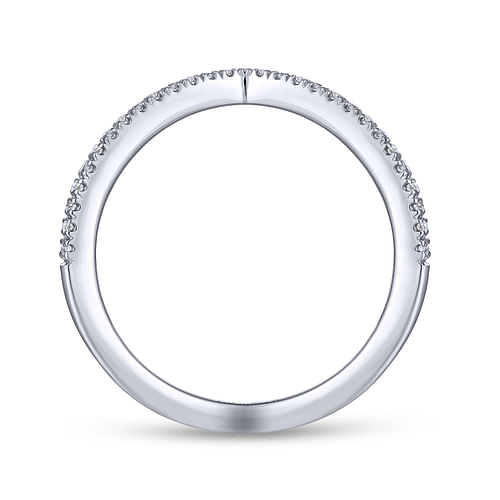 14K White Gold Matching Wedding Band