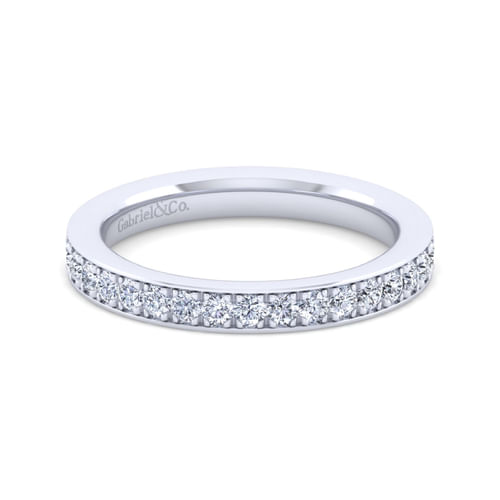14K White Gold Matching Wedding Band