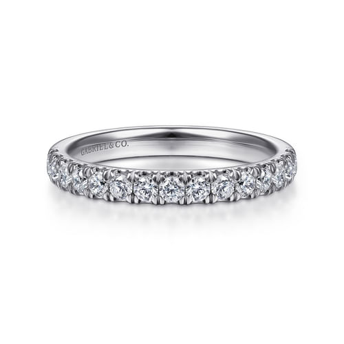 14K White Gold Matching Wedding Band