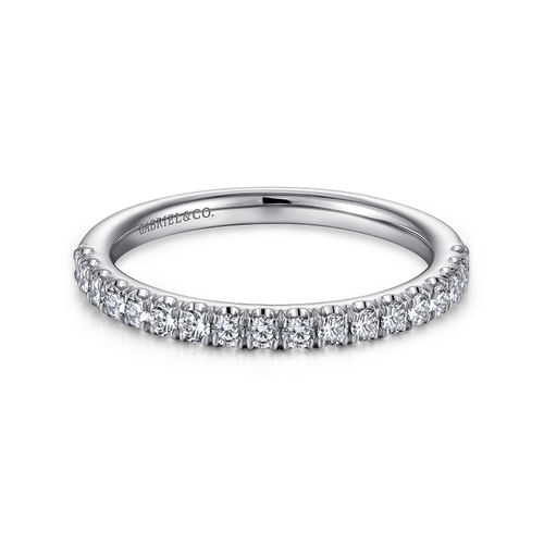 14K White Gold Matching Wedding Band