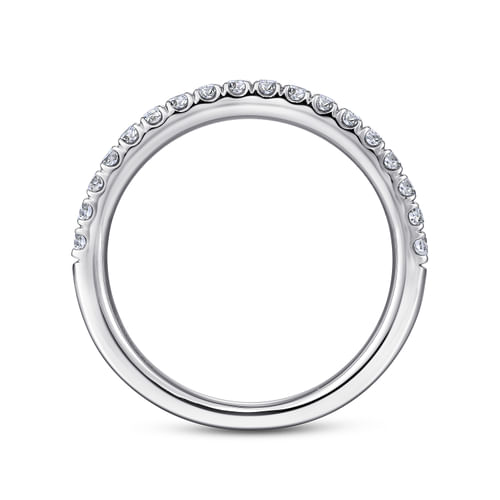 14K White Gold Matching Wedding Band