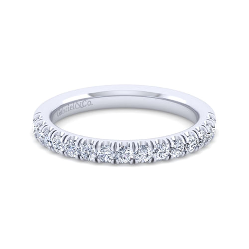 14K White Gold Matching Wedding Band