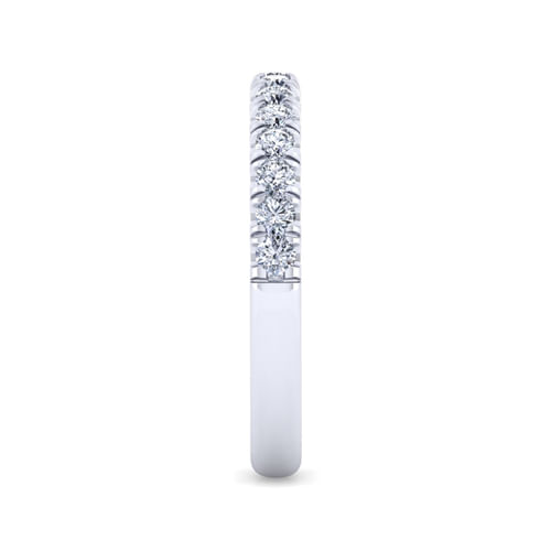 14K White Gold Matching Wedding Band