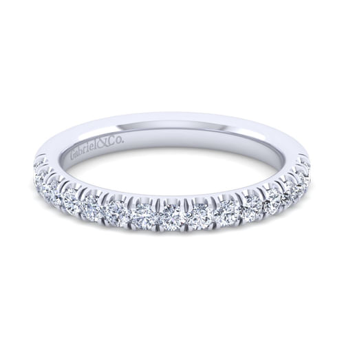 14K White Gold Matching Wedding Band