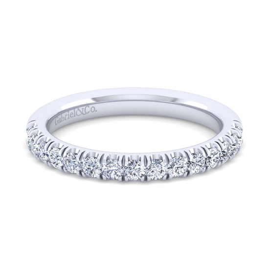 Gabriel - 14K White Gold Matching Wedding Band